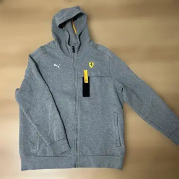 Puma Ferrari 콜라보 후드티 그레이 후드 부착