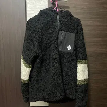 플리스 자켓 블랙