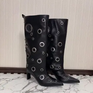 YELLOW 블랙 부츠 신발