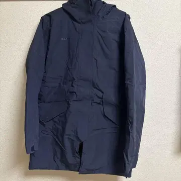 MAMMUT 후드 부착 네이비 아우터