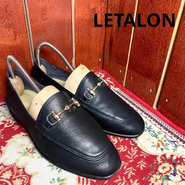 루탈론 2way 비트 로퍼 바부쉬 블랙 가죽 23cm