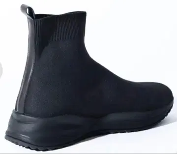 리자드 로고리스 ReZARD 니트 부츠 블랙