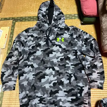 언더아머 셋업 스웨트 상하의 세트 카모 패턴 L