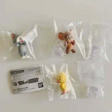 톰과 제리 캡슐 플로키즈 톰 제리 쿼커 3종 세트