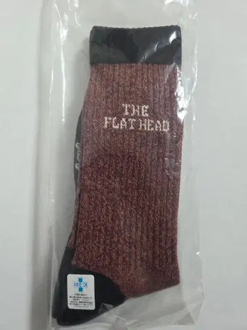 THE FLAT HEAD 플랫 헤드 부츠 삭스 크림슨/블랙