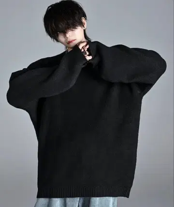 [ 새상품급 ] ADRER 극상 퍼지 니트 블랙 XS 사이즈