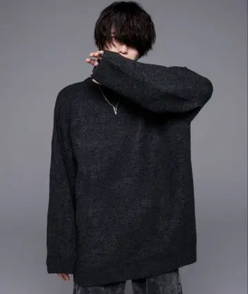 [ 새상품급 ] ADRER 극상 퍼지 니트 블랙 XS 사이즈