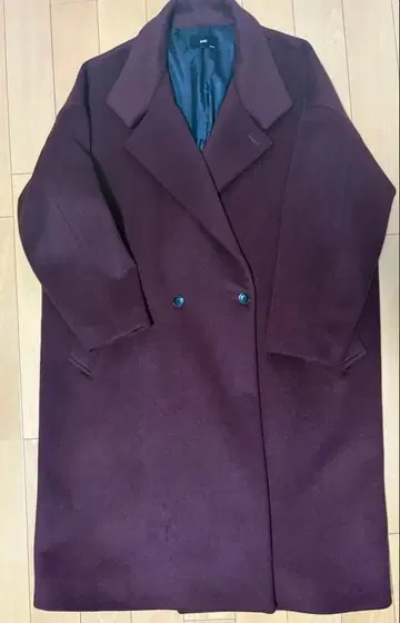 HARE 체스터 코트 M 사이즈 와인 레드