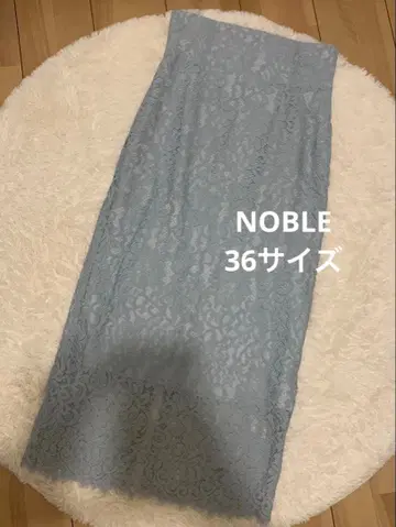 Noble 리버 레이스 I 라인 스커트