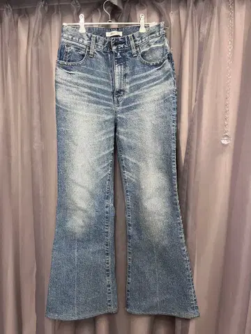 MOUSSY 부츠컷 데님 라이트 블루