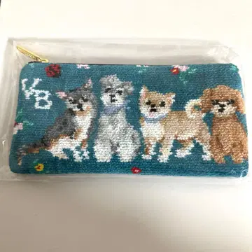 [ 새상품 ] 페이 x 반돔 아오야마 콜라보 파우치 강아지 패턴