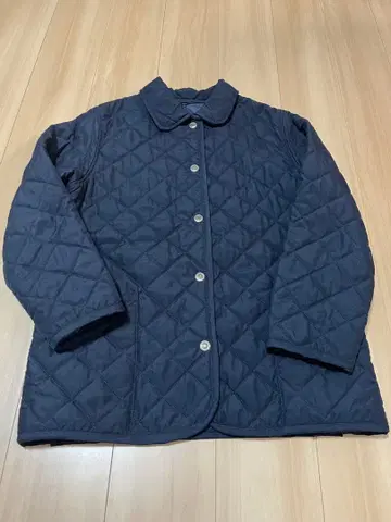 네이비 퀼팅 자켓