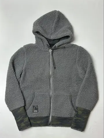 SIERRA DESIGNS 그레이 보아 플리스 후드티 S 사이즈