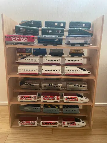프라레일 차량 세트 EF65 기관차 신칸센 자작 선반 세트