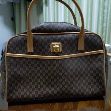 브라운 핸드백 합성 피혁