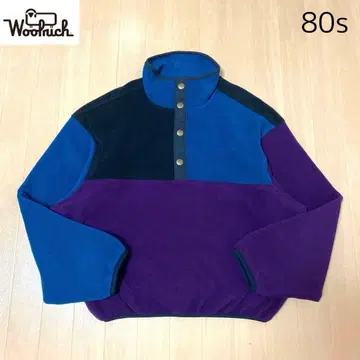 울리치 80s 스냅 T 플리스 풀오버 USA 멀티 컬러