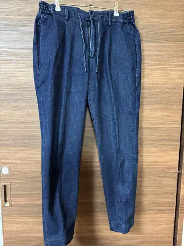 CUCITO IN FIRENZE 다크 블루 이지 팬츠