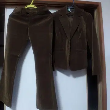 브라운 코듀로이 셋업