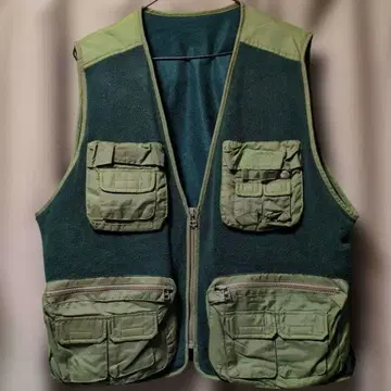 헌팅 낚시용 조끼 플리스 빈티지 LLBean 파타고니아