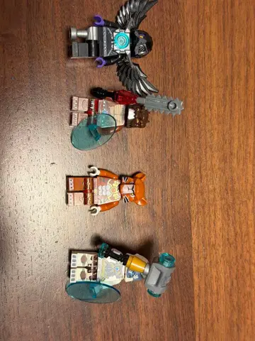 LEGO 미니 피규어 4개 세트 치마