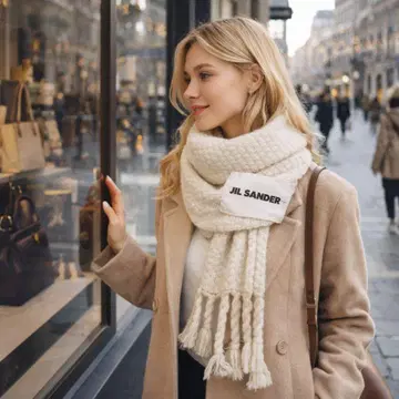 새상품 질 샌더 JIL SANDER 여성용 머플러