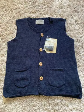 INVERALLAN 울 베스트 미사용품 핸드메이드 스코틀랜드제