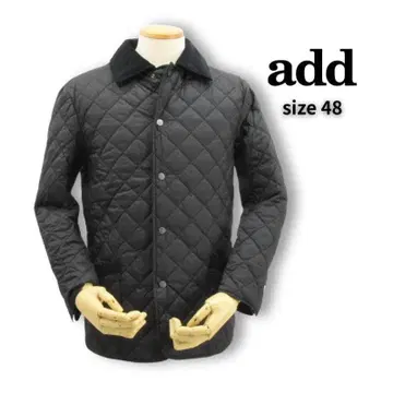 미사용 택 포함 add 나일론 퀼팅 자켓 size 48 블랙 이탈리아