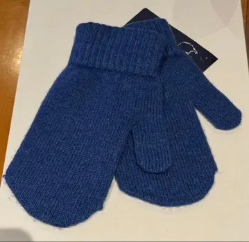 캐시미어 100% 따뜻한 장갑 미톤 로얄 블루