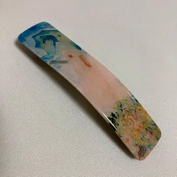 fl 모네 양산을 쓰는 여자 머리핀 프랑스제