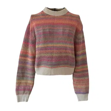 [ 택 포함 새상품 ] WRAPINKNOT 그라데이션 크롭 니트 F