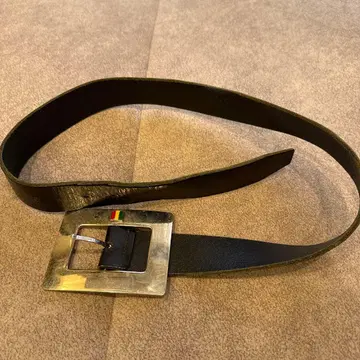 돌체앤가바나 블랙 가죽 벨트