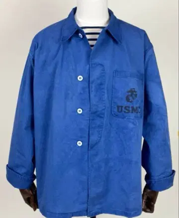 1 인디고 염색 1950s USMC FOOD HANDLER JACKET