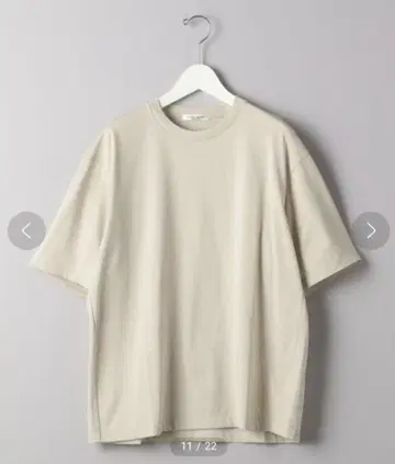 UNITED ARROWS 하이카운트 코튼 T셔츠