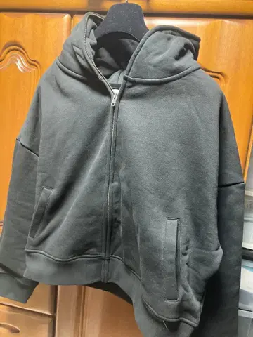 entire Studios 이터널 지퍼 후드티 블랙