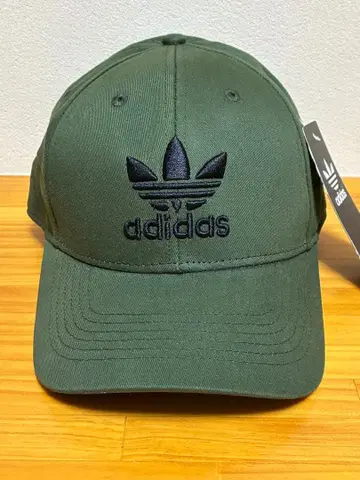 시착 없는 adidas 올리브 야구 모자