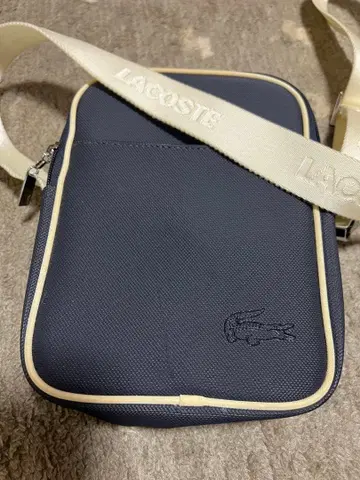 LACOSTE 네이비 숄더백