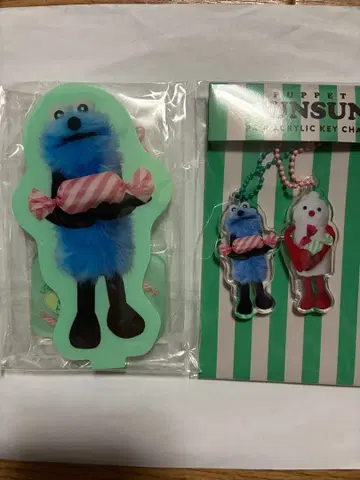 퍼펫 순순 캔디스토어 페어 아크릴 키링, 아크릴 마그넷