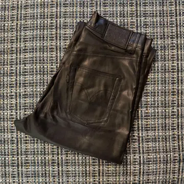 LEVI'S 가죽 팬츠 스트레이트