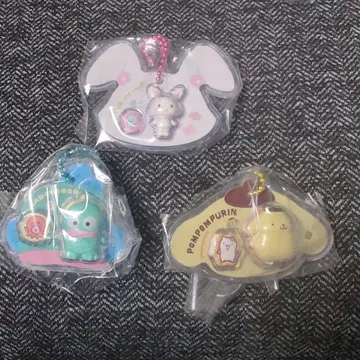 산리오 패키지 참 3종 세트 폼폼푸딩 한교동 멜