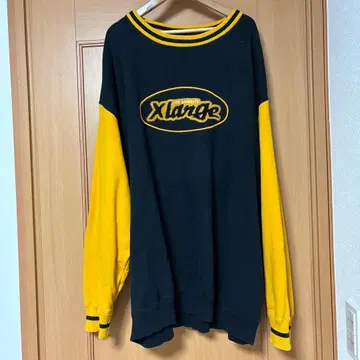 XLARGE 오버 사이즈 트레이닝복 XL 블랙/노랑