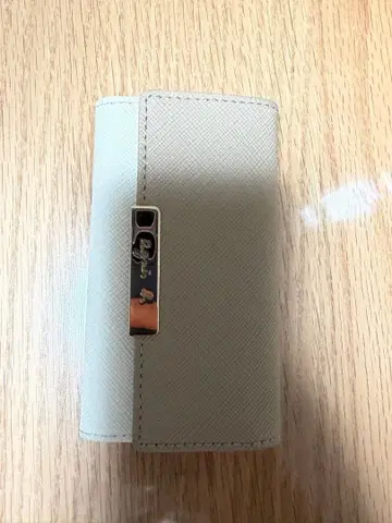 에네스베 베이지 합성 피혁 키케이스