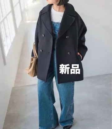 [ 택 포함 새상품 ] TICCA 티카 피 코트 네이비