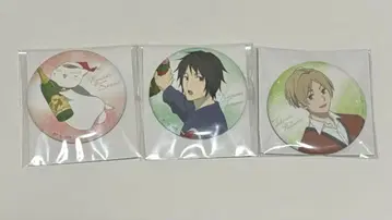 나츠메 우인장 마네키네코 콜라보 캔뱃지 3종류