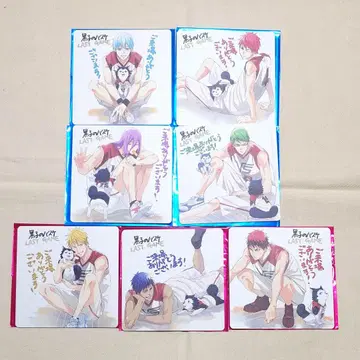 극장판 쿠로코의 농구 LAST GAME 입장 특전 코스터 7종 세트