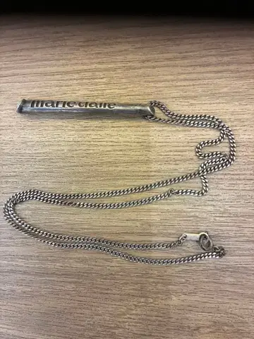 marie claire 바 타입 목걸이 실버 925