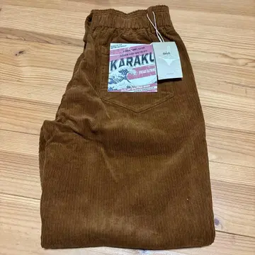 KARAKU 코듀로이 브라운 팬츠