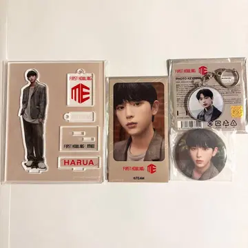 &TEAM 하루아 HARUA 아크릴 스탠드 키링 캔뱃지 세트