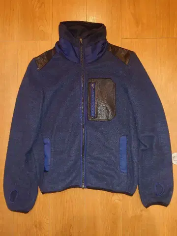 dhyana 디아나 전 백러쉬 네이비 플리스 자켓 M