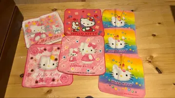 미사용 새상품 헬로키티 타월 7개 세트