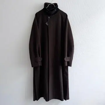 X에서 화제 새상품 LOWRYS FARM 울 라이크 스텐카라 코트 즉완품